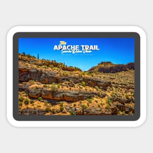 Apache Trail Scenic Drive View Sticker